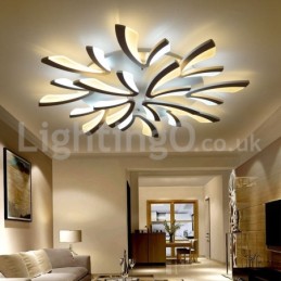 Mais novo 12 luzes elegantes modernas luzes de teto embutidas