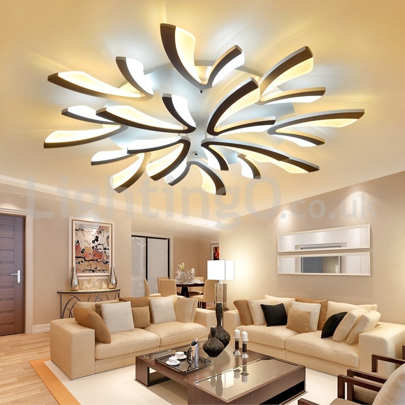 Mais novo 12 luzes elegantes modernas luzes de teto embutidas