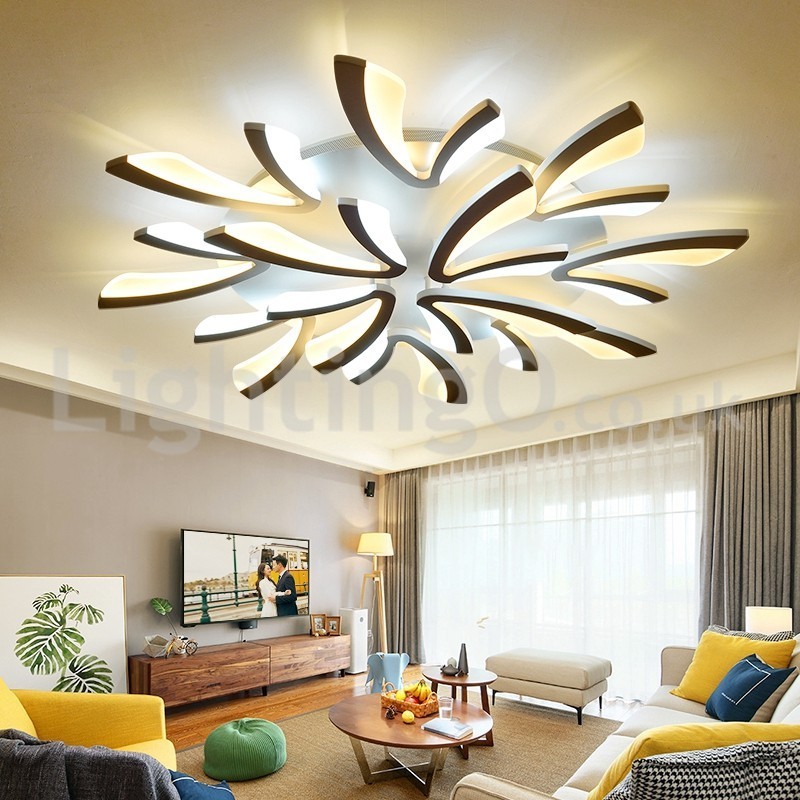 Mais novo 12 luzes elegantes modernas luzes de teto embutidas