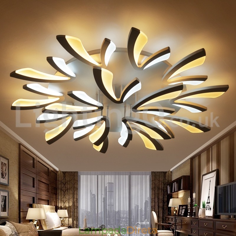 Personalidade 15 Luzes Elegantes Modernas Luminárias de Teto Embutidas