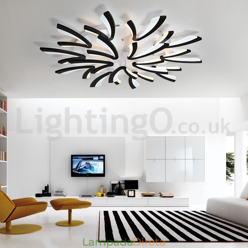 Personalidade 15 Luzes Elegantes Modernas Luminárias de Teto Embutidas