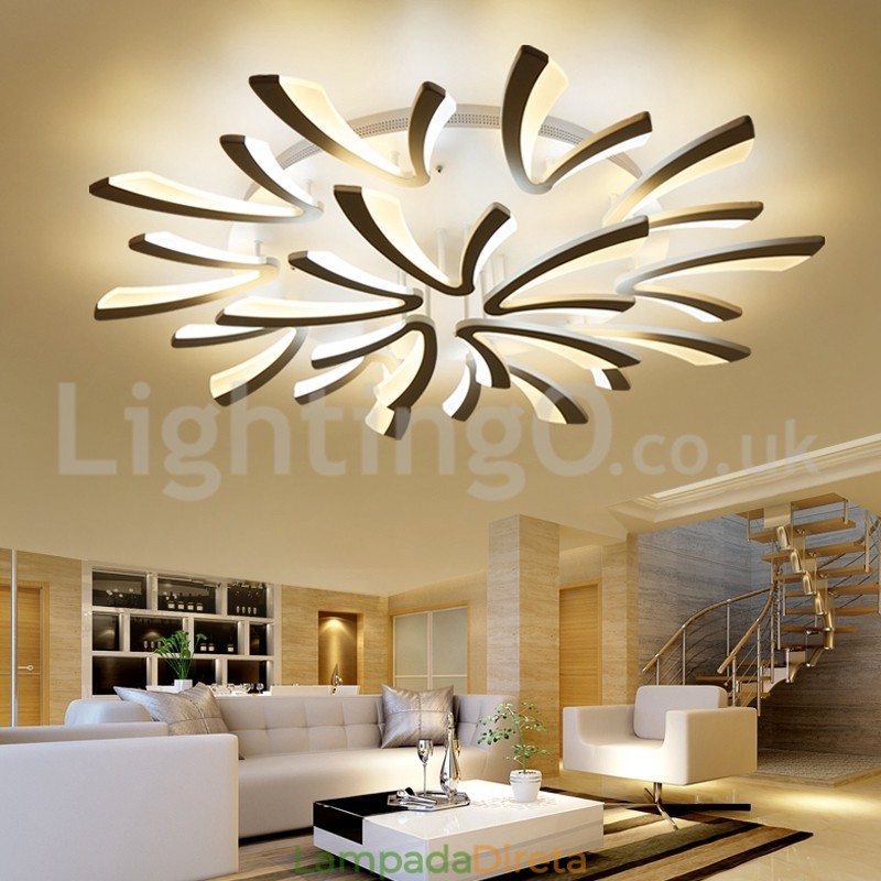 Personalidade 15 Luzes Elegantes Modernas Luminárias de Teto Embutidas