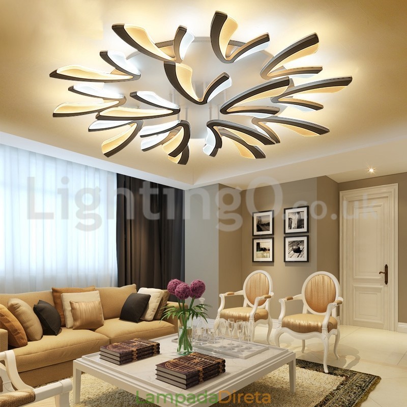 Personalidade 15 Luzes Elegantes Modernas Luminárias de Teto Embutidas