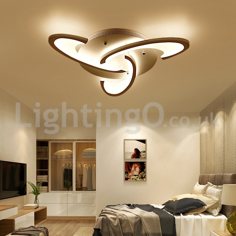3 lâmpadas modernas luzes de teto embutidas