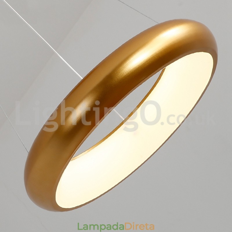 Luminária pendente redonda moderna