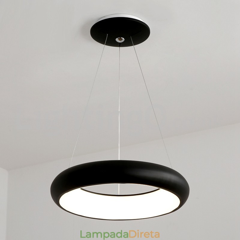 Luminária pendente redonda moderna