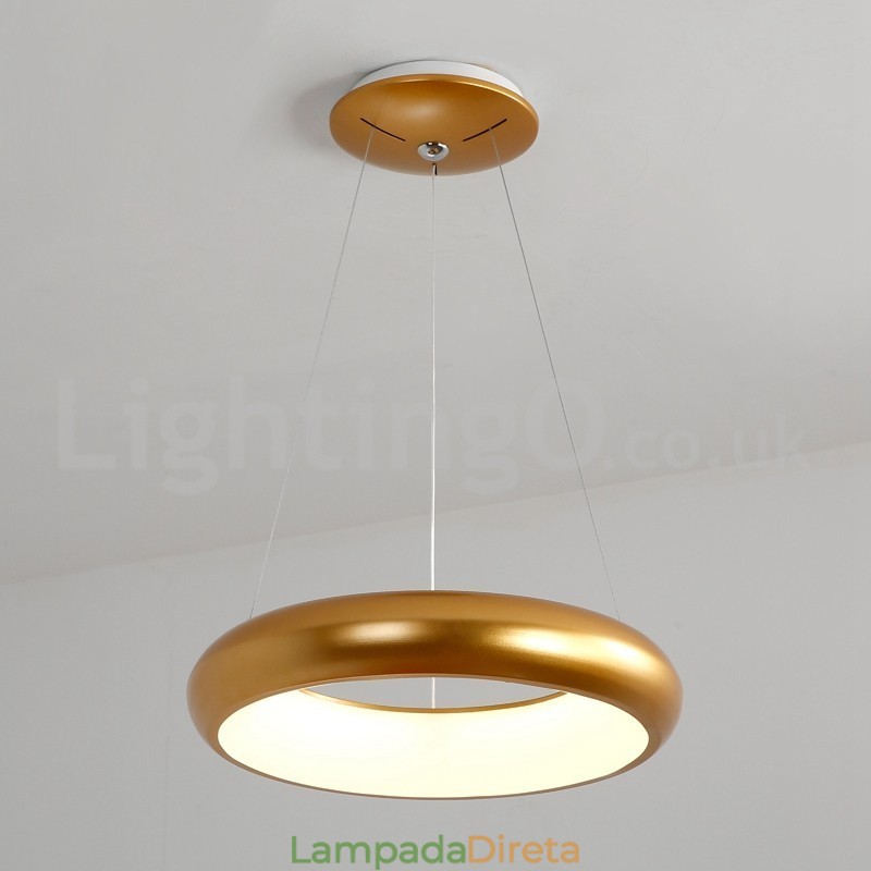 Luminária pendente redonda moderna