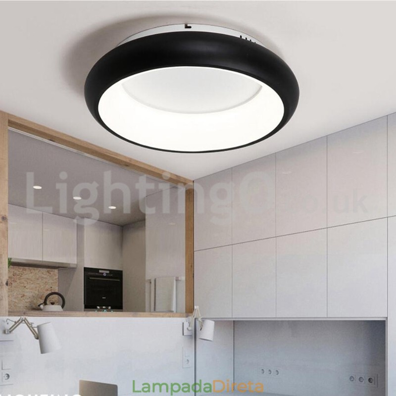 Luzes de teto modernas redondas embutidas