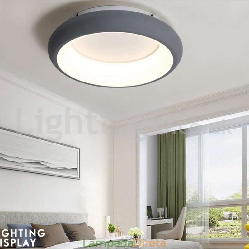Luzes de teto modernas redondas embutidas