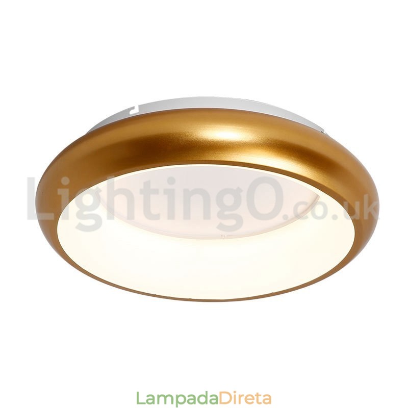 Luzes de teto modernas redondas embutidas