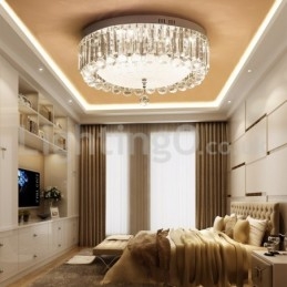 Luzes de teto de cristal redondas modernas embutidas