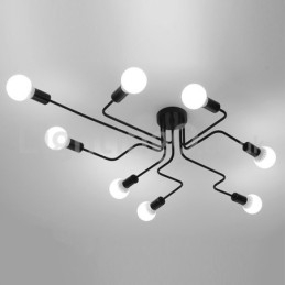 Luzes de teto embutidas no campo