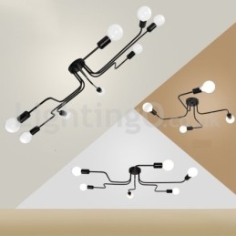 Luzes de teto embutidas no campo