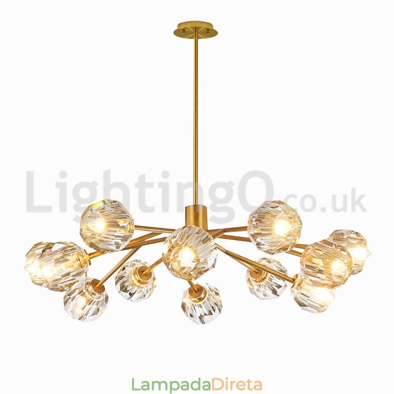 Lustre de Cristal Nórdico