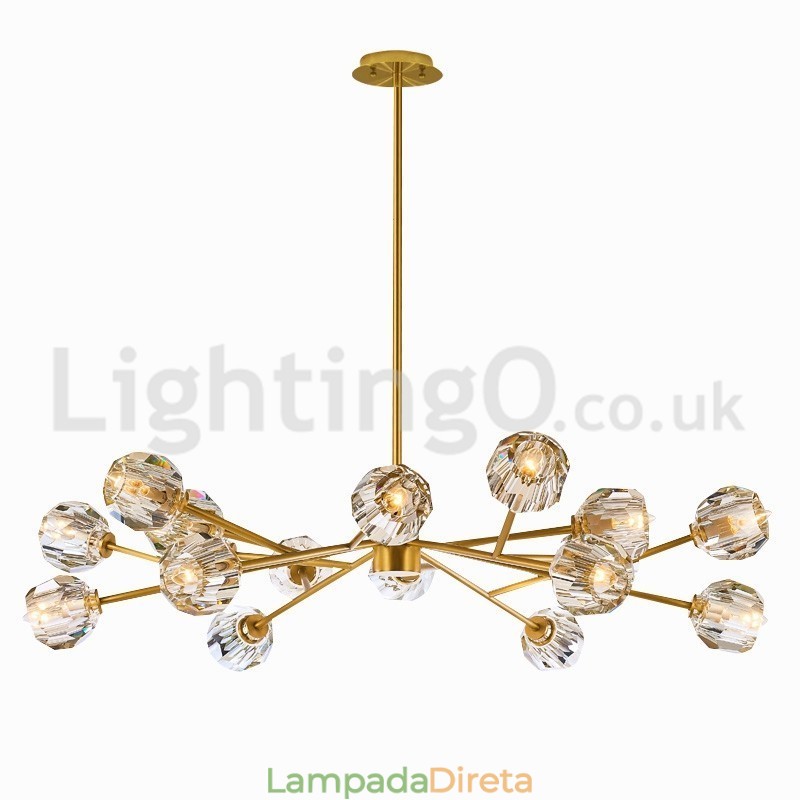 Lustre de Cristal Nórdico