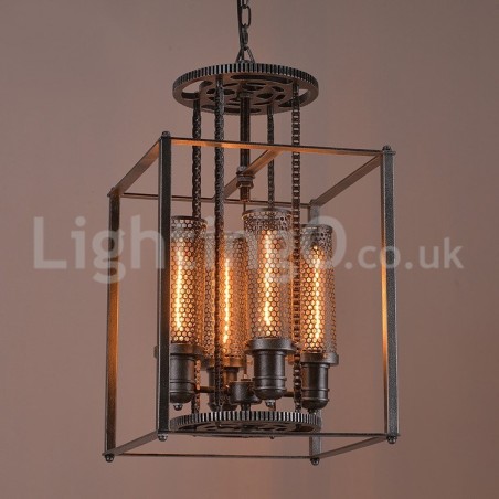 Retro Iron Gear Pendant Light Café Retro Iron Gear Pendant Light Café
