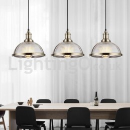 Loja de luminárias pendentes de cabeça única de aço inoxidável industrial