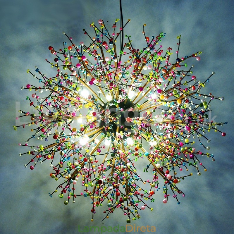 Lustre nórdico Dandelion Color Chandelier
