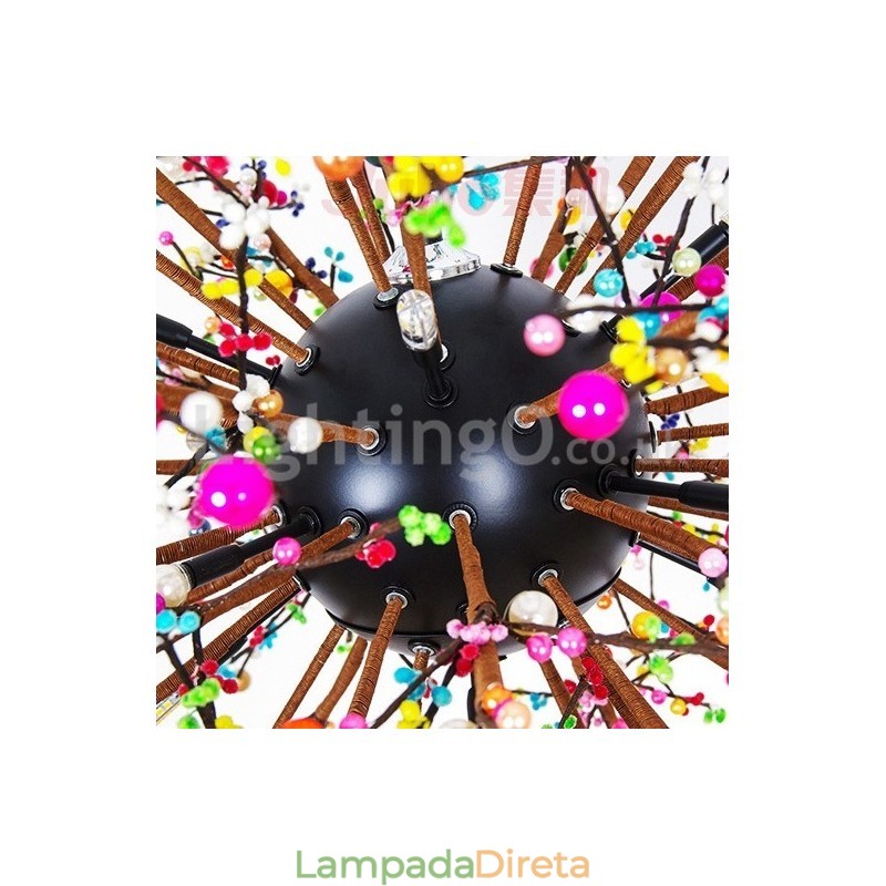 Lustre nórdico Dandelion Color Chandelier