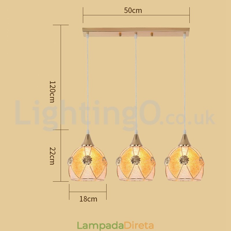 Barato 1 Luz 3 Luzes Moderno Pendente Luz