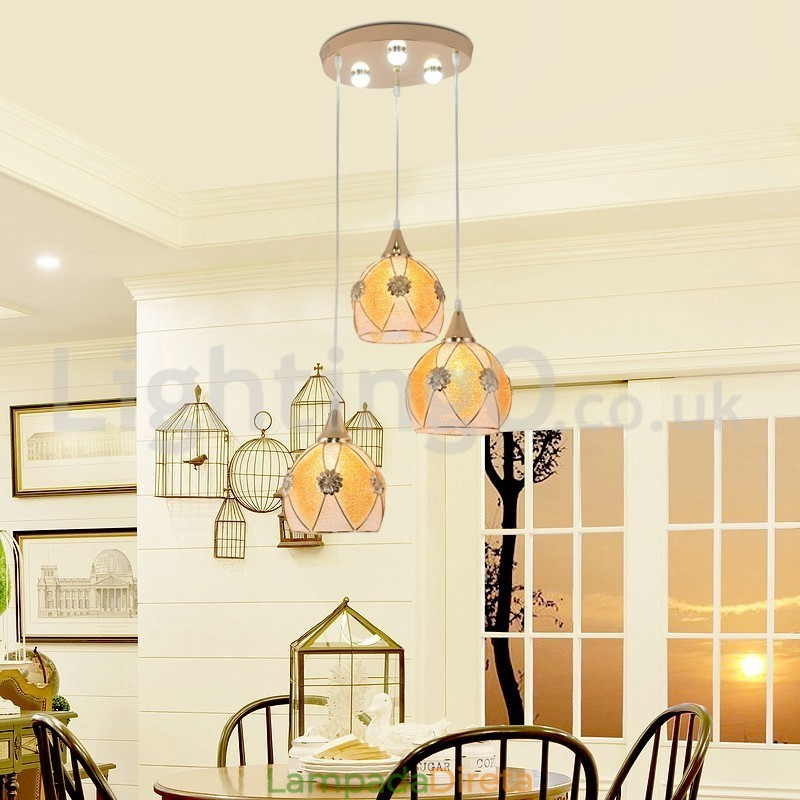 Barato 1 Luz 3 Luzes Moderno Pendente Luz