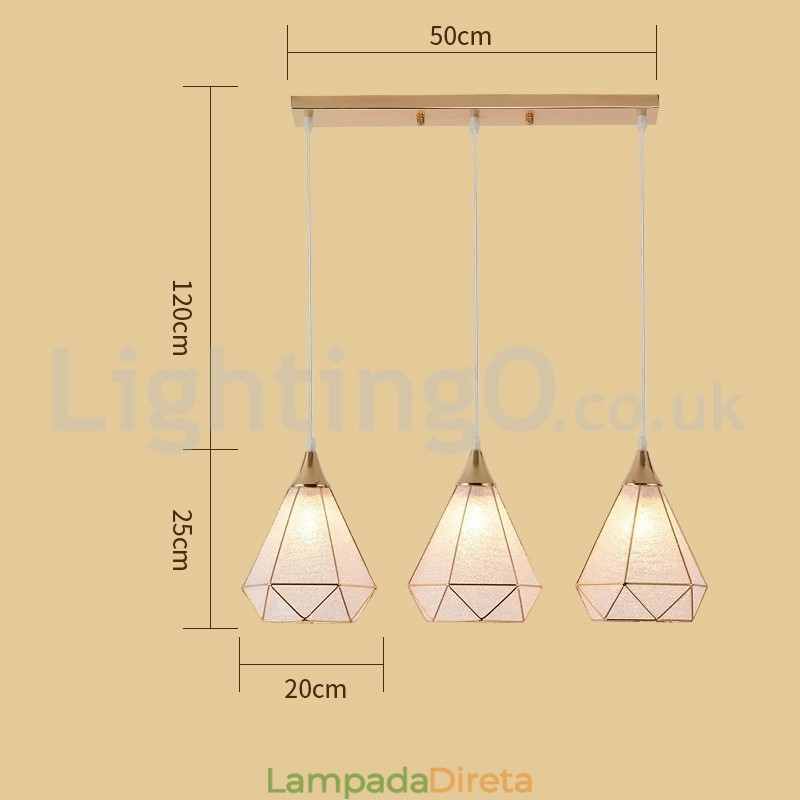 Preço baixo Moderno 1 Luz 3 Luzes Pendente Luz