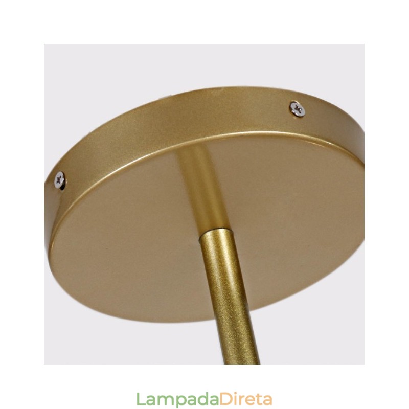 Lustre nórdico pós-moderno molecular mágico feijão café