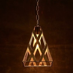 Lâmpada de ferro retrô Lustre moderno minimalista estilo industrial