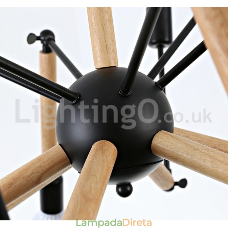 Loja de roupas de lustre de aranha pós-moderna