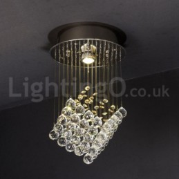 1 Luz Moderna K9 Cristal Teto Pendente Luz Interior Lustre Iluminação Lâmpadas Luminárias