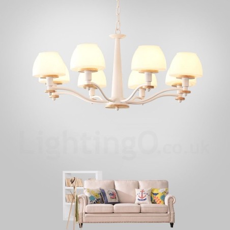 6 Luzes 8 Luzes Multi Cores Macaron Madeira Pendente Luz com Tons de Vidro Lustre Estilo Nórdico 6 Luzes 8 Luzes Multi Cores Macaron Madeira Pendente Luz com Tons de Vidro Lustre Estilo Nórdico