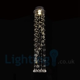 1 Luz Barato Moderno K9 Cristal Redondo Montagem Embutida Luz de Teto