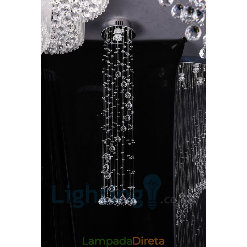 1 Luz Barato Moderno K9 Cristal Redondo Montagem Embutida Luz de Teto