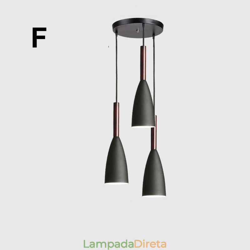 Design moderno e contemporâneo de luminária pendente Macaron