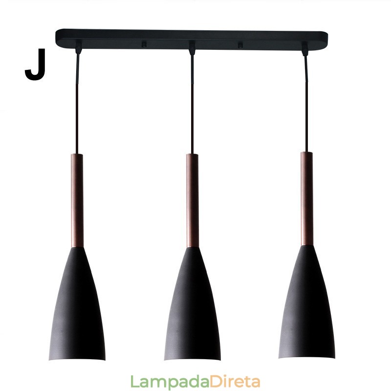 Design moderno e contemporâneo de luminária pendente Macaron