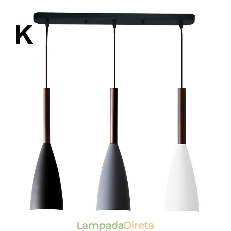 Design moderno e contemporâneo de luminária pendente Macaron