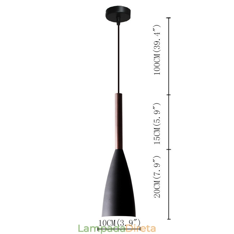 Design moderno e contemporâneo de luminária pendente Macaron