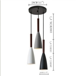 Design moderno e contemporâneo de luminária pendente Macaron