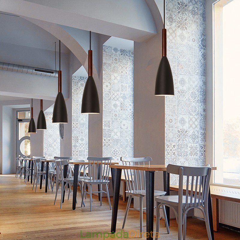 Design moderno e contemporâneo de luminária pendente Macaron