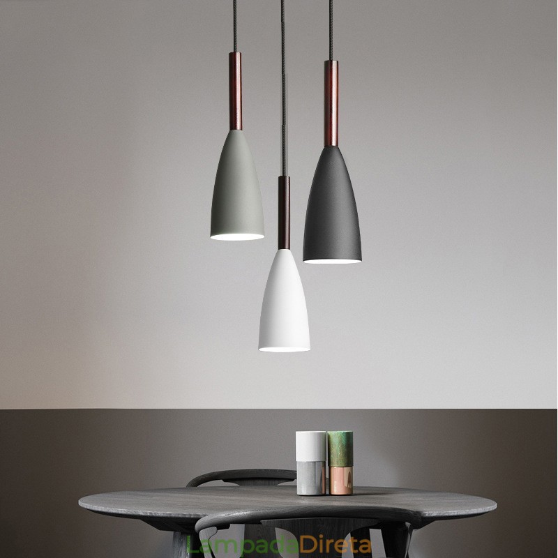 Design moderno e contemporâneo de luminária pendente Macaron