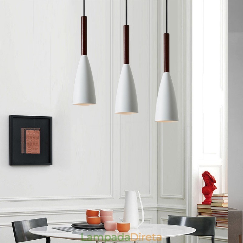 Design moderno e contemporâneo de luminária pendente Macaron