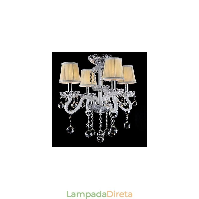 Lustre de cristal estilo mini moderno contemporâneo country globo tradicional clássico tambor ilha vidro