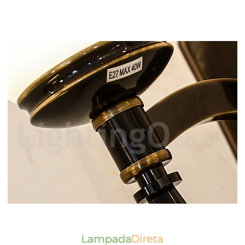 Pure Brass Luxuoso Rústico Retro Vintage Latão Pedra Pingente Vela Lustre com Tons de Vidro