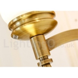 Pure Brass Luxuoso Rústico Retro Vintage Latão Pedra Pingente Vela Lustre com Tons de Vidro