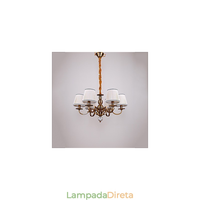 Lustre Moderno Contemporâneo Metal