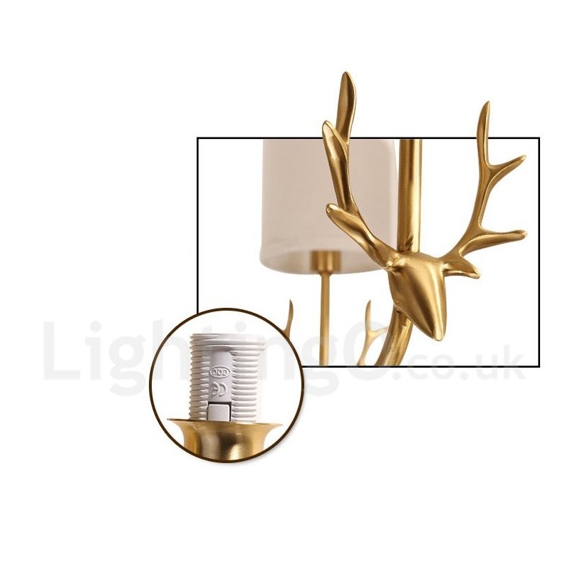 Pure Brass Luxuoso Rústico Retro Vintage Latão Pingente Vela Lustre com Tecido Tons