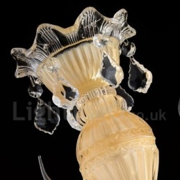 Lustre de cristal luxuoso moderno contemporâneo pendente vela