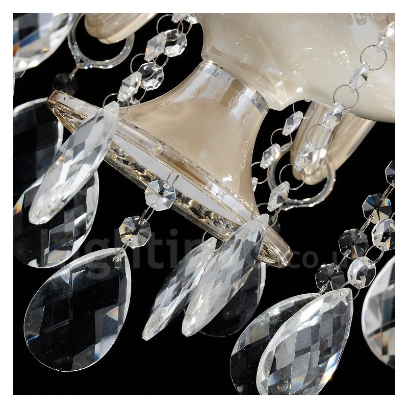 Lustre de cristal luxuoso moderno contemporâneo pendente vela