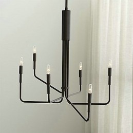 Lustre de metal com pintura country