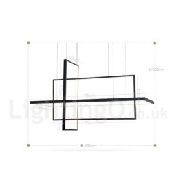 Luminária pendente linear regulável com controle remoto Luz ambiente Acabamentos pintados Alumínio Design moderno